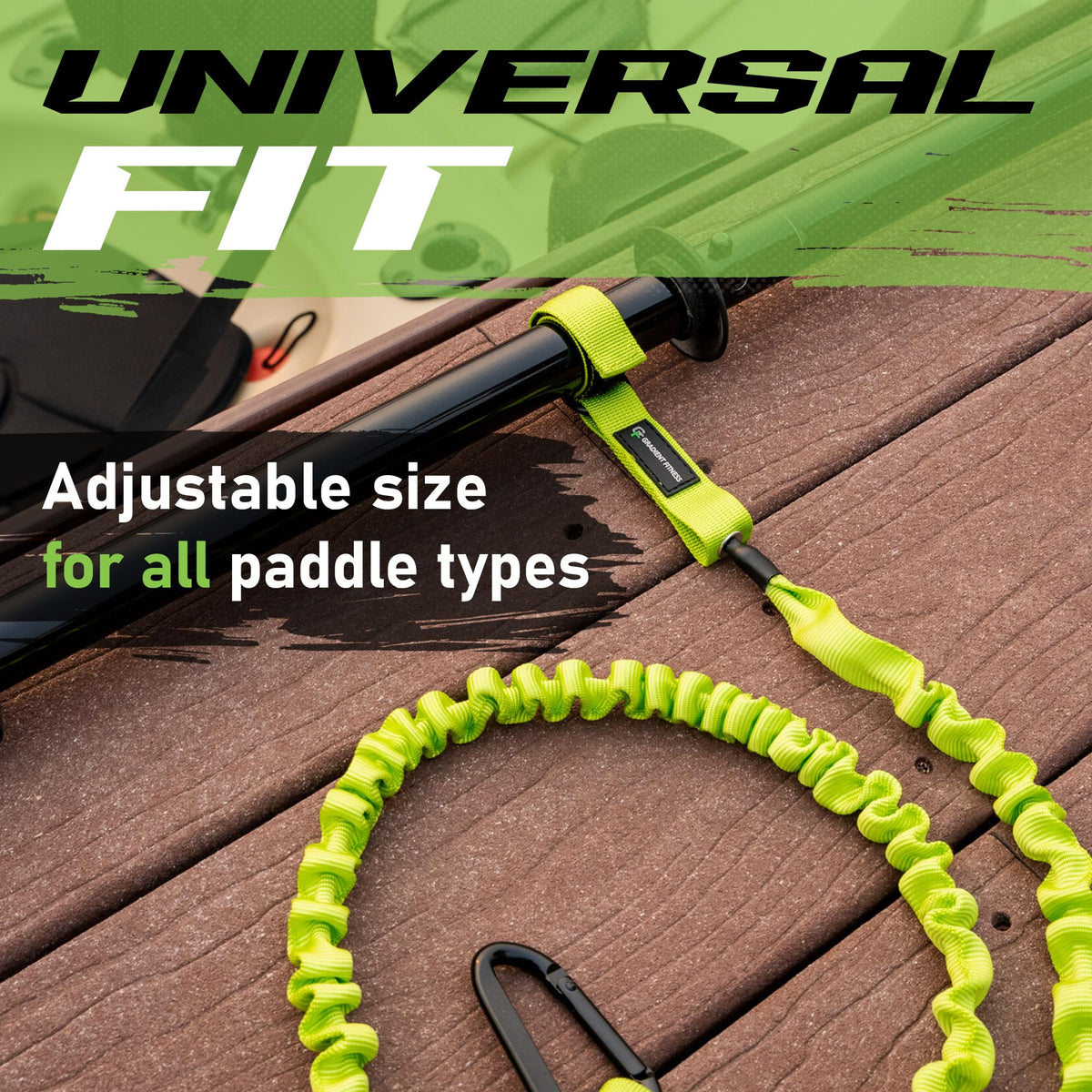 Kayak Paddle Leash with Carabiner Clip H57979